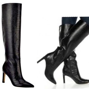 New!-WOMEN'S NINE WEST MAXIM STILETTO KNEE HIGH BOOTS